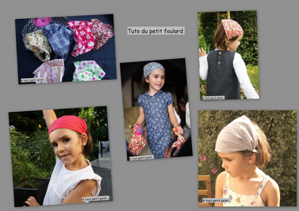 Tuto foulard petite fille